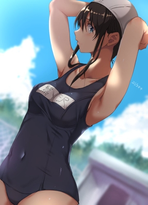【2次】 ワキが強調されてる女の子のエロ画像その2