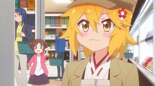 【世話やきキツネの仙狐さん】 第3話 キャプチャー 仙狐さんと一緒に買い物♪