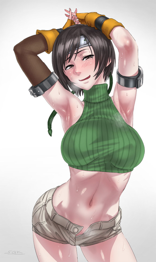 【2次】くびれのある女の子のエロ画像