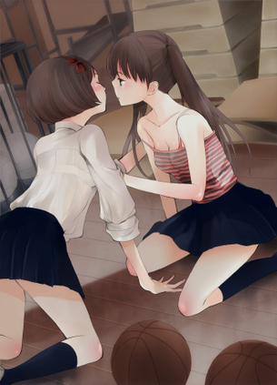 女の子同士でイチャイチャしてる二次元百合画像まとめ。 vol.24