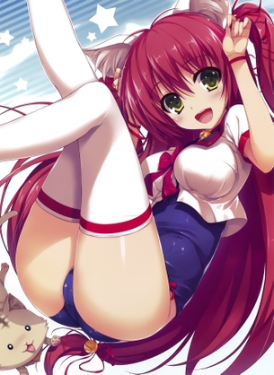 【2次】 綺麗な足にぴったりとフィットした ニーソックス 美少女二次エロ画像 その8【ニーソックス】