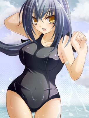 二次元スク水・競泳水着美少女のエロ画像詰め合わせ。 vol.9