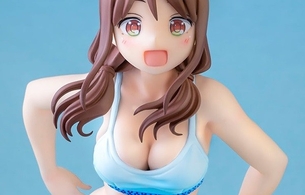 『はるかなレシーブ』エロい水着姿のエロおっぱいや水着を直してるお尻がエロいフィギュア