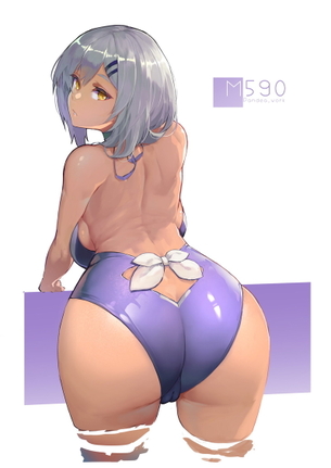 【ドルフロ】褐色ムチムチなM590のエロ画像【少女前線】