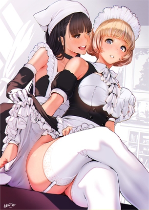 【2次】美少女同士で激しく絡んじゃってる 二次エロ画像  その42【 百合・レズ 】