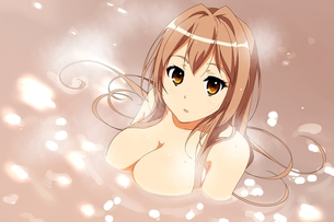 【二次】一緒に暖まりたい入浴中の美少女二次エロ画像 その14【 お風呂 】