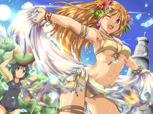 みずみずしい肢体がまぶしい、二次元水着画像詰め合わせ。 vol.21