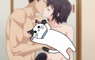 アニメ『おーばーふろぉ』4話で酔っ払った妹と勢いでそのままセックスしちゃうエロシーン！