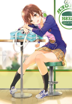 細めよりちょっと太めのほうがエッチな太もも美少女画像