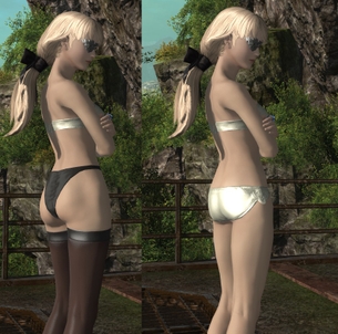 【朗報】FF14「ニーア」2Bコラボのお尻が大きくなる衣装がエッチすぎる