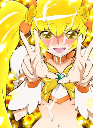 【二次】顔射されて喜んじゃうMマゾ女のエロ画像くれ！