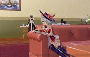 『ネルケと伝説の錬金術士たち』ネルケのスカートを剥ぐと作り込まれたエロいパンツ！