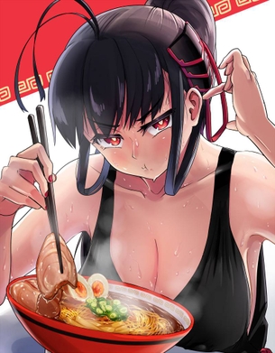 【夏の楽しみ】ノースリーブ女子のさりげない腋チラ二次エロ画像