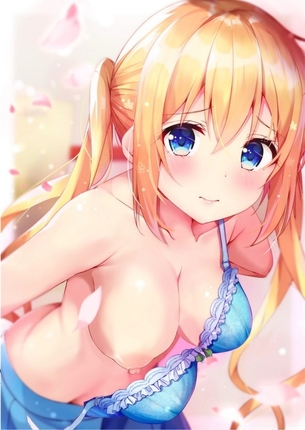 【覗き】可愛い女の子が着替えてる途中の二次エロ画像ください！！
