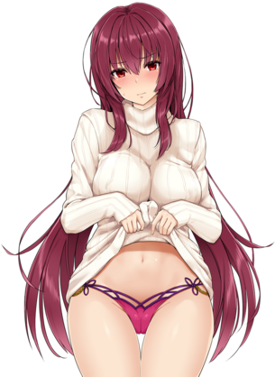 【二次】スカートたくし上げでオナネタ提供してくれる女の子www【エロ画像】