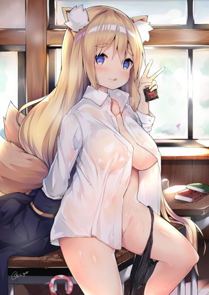 【薄着】布切れ1枚しか羽織っていない格好の女の子がエロいんだがwww【二次エロ画像】