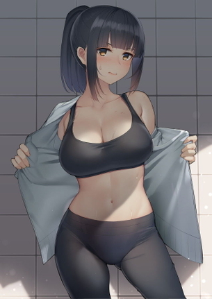 スポーツブラ着用女子の無防備な健康エロス(*´Д'*)ハァハァ ⑦