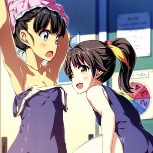 二次元スク水・競泳水着美少女のエロ画像詰め合わせ。 vol.45