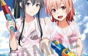 『俺ガイル』女の子たちのエロいTシャツ濡れ透け水着などのエログッズセット！