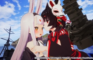 『アズールレーン クロスウェーブ』フォトモードで女の子同士を密着させて百合百合させたり
