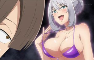 アニメ『手品先輩』9話でめちゃくちゃえっちな水着姿やエロい半脱ぎの下着姿など！