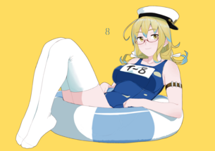 【2次】 綺麗な足にぴったりとフィットした ニーソックス 美少女二次エロ画像 その4【ニーソックス】
