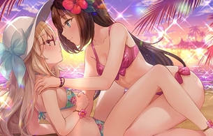 『夢現Re:After』女の子同士で水着で抱き合ってえっちなことしてるエロイベントCG！