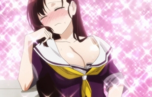 アニメ『群れなせ！シートン学園』7話で女の子のエロい服はだけポーズや入浴シーンなど！