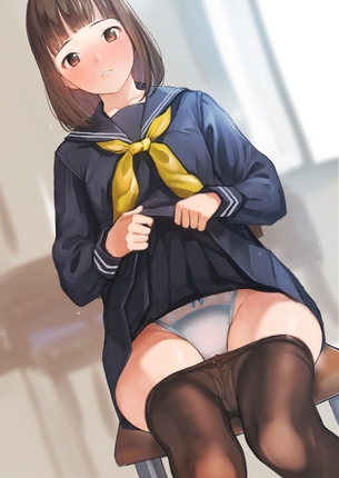 【二次】全国的にほぼ絶滅してしまったおっさんホイホイなセーラー服美少女のエロ画像