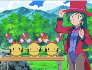 【悲報】ポケモンアニメ、とんでもなくエッチな衣装のキャラを出していた