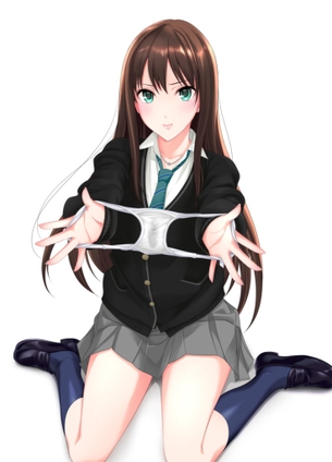脱ぎたてのパンティを提出する女の子 その6