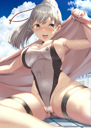 水に濡れてギュッと身体を締め付けてる競泳水着の少女＆お姉さんが（*´д'*）ハァハァ ㊱