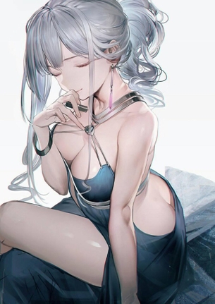 【2次】太ももが綺麗な女の子のエロ画像その6