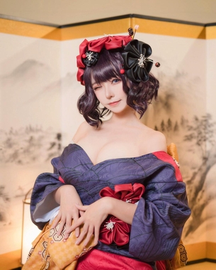 美人コスプレイヤー「葛飾北斎のエチエチコスプレしたヨ！」