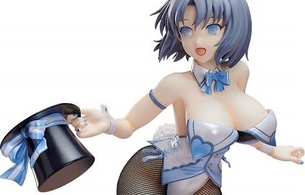 『閃乱カグラ』雪泉のエロいおっぱいや太ももがムチムチなバニー姿のエロフィギュア！