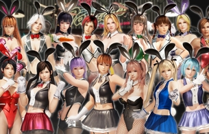 『デッドオアアライブ6』エロい女の子たちのバニー衣装！復刻「うさぴょんコスチューム」