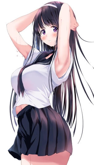 【2次】 ワキが強調されてる女の子のエロ画像その5