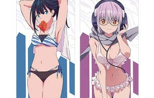 『SSSS.GRIDMAN』六花とアカネのエロい水着姿の等身大ビジュアルクロスなど一番くじ！