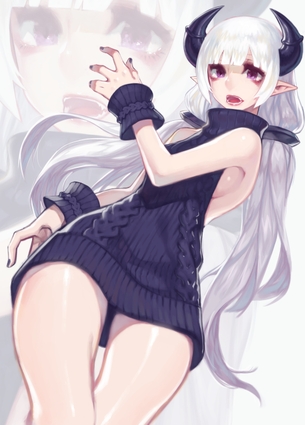 【2次】 童貞を殺すセーター を着た女の子の二次エロ画像 その6【セーター】