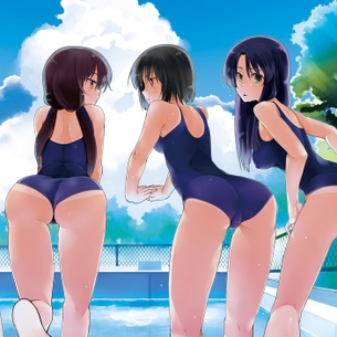 二次元スク水・競泳水着美少女のエロ画像詰め合わせ。 vol.33