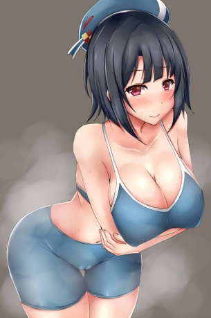 【2次】 スパッツ が下半身にピッチリと密着しちゃってる女の子の二次エロ画像 その18【スパッツ】