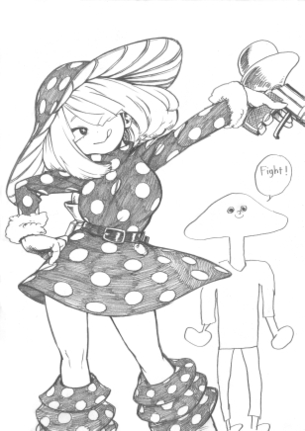【画像】ヒロアカ作者、とんでもないドスケベ女の子を描いてしまう