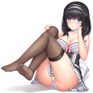 思わず指を入れたくなっちゃう女の子のまんすじエロ画像。パンツの上からくっきり見えちゃってますw