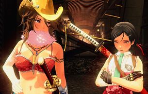 『お姉チャンバラ ORIGIN』女の子たちのほぼ下着姿でパンツ丸見えのエロい新衣装の姿！