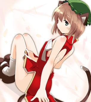 【2次】 スリット の入った服を着ている太ももがエロい女の子の二次エロ画像 その8【スリット】