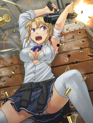 【二次】銃持ってる女の子のちょっとだけセクシーな微エロ画像まとめ