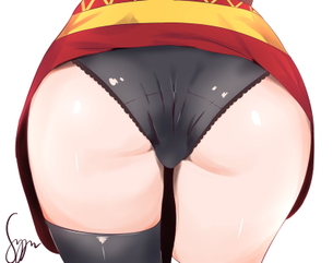 【黄金比】両方のエロさが楽しめるパンツを履いたお尻の二次エロ画像