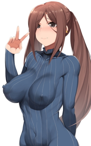 【二次】ノーブラ乳首が勃起してるエロ画像をくれ