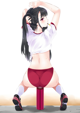 【二次】今は無きおっさんホイホイな文化ブルマ、しかもホットバージョンな赤ブルマのエロ画像