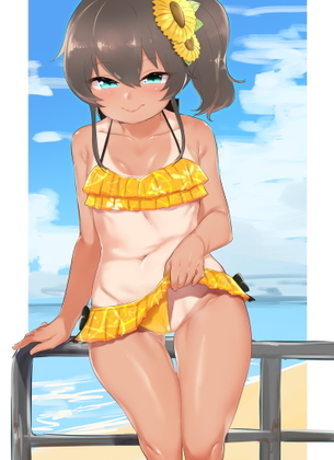 【ホロライブ】Vtuberの夏色まつりのエロ画像